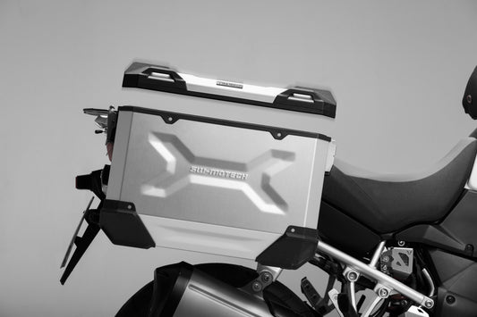 SW-MOTECH Maleta de aluminio TRAX ADV L 45 l. Izquierda. Negro.