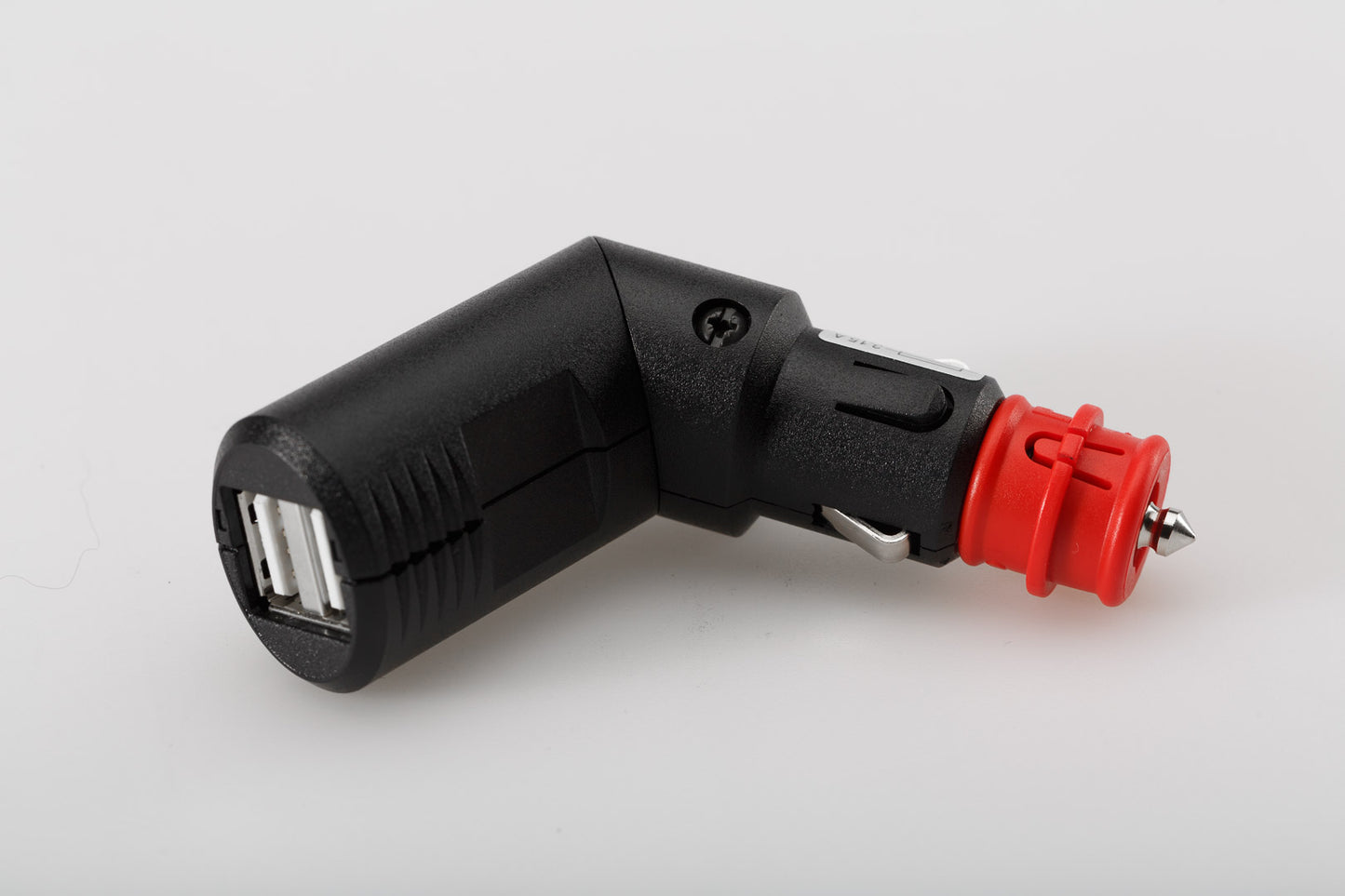 SW-MOTECH Conector universal con doble puerto USB Carcasa doblegable. 2 x 2.100 mA. 12 - 24 V.