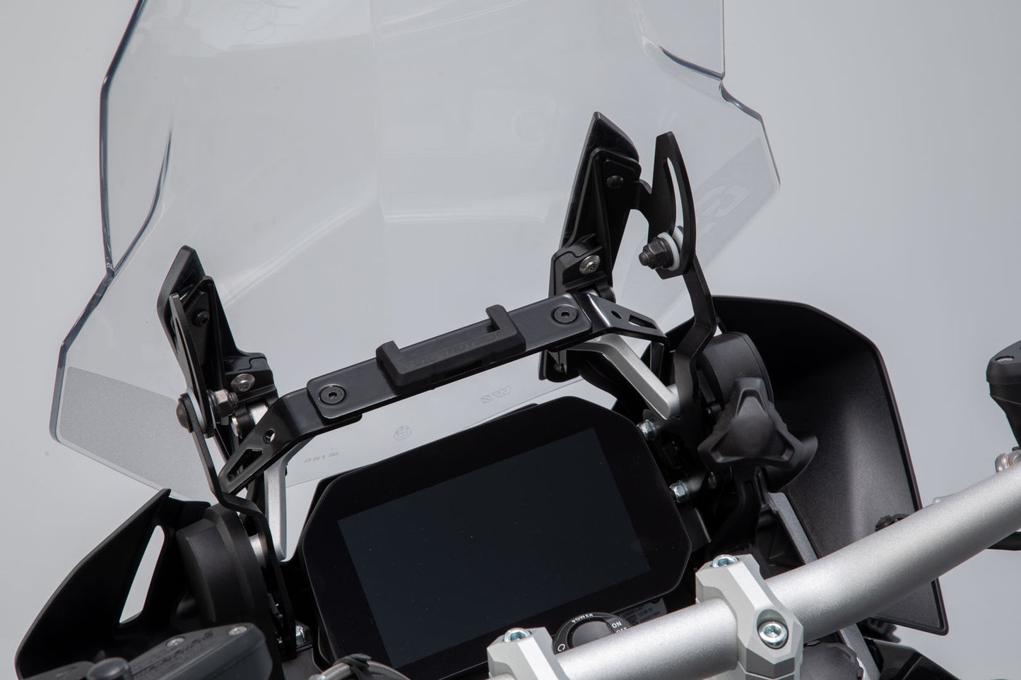 SW-MOTECH Soporte GPS para salpicadero Negro. BMW R 1200 GS (12-18) R 1250 GS (18-).