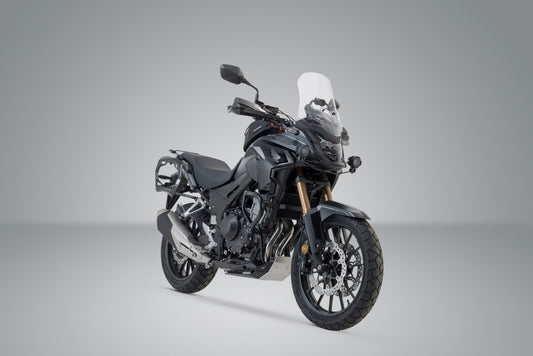 SW-MOTECH Soporte lateral PRO Negro. Honda CB500X CB500F CBR500R NX500.
