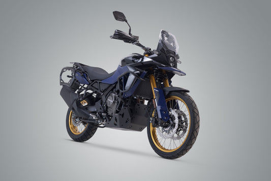 SW-MOTECH Soporte lateral PRO Negro. Suzuki V-Strom 800 / 800DE (22-).
