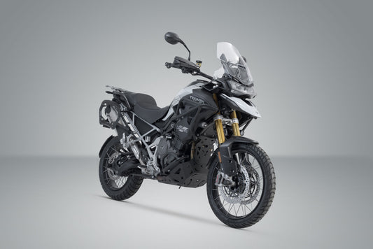 SW-MOTECH Soporte lateral PRO Negro. Tiger 1200 Rally Pro/GT/GT Pro (22-).