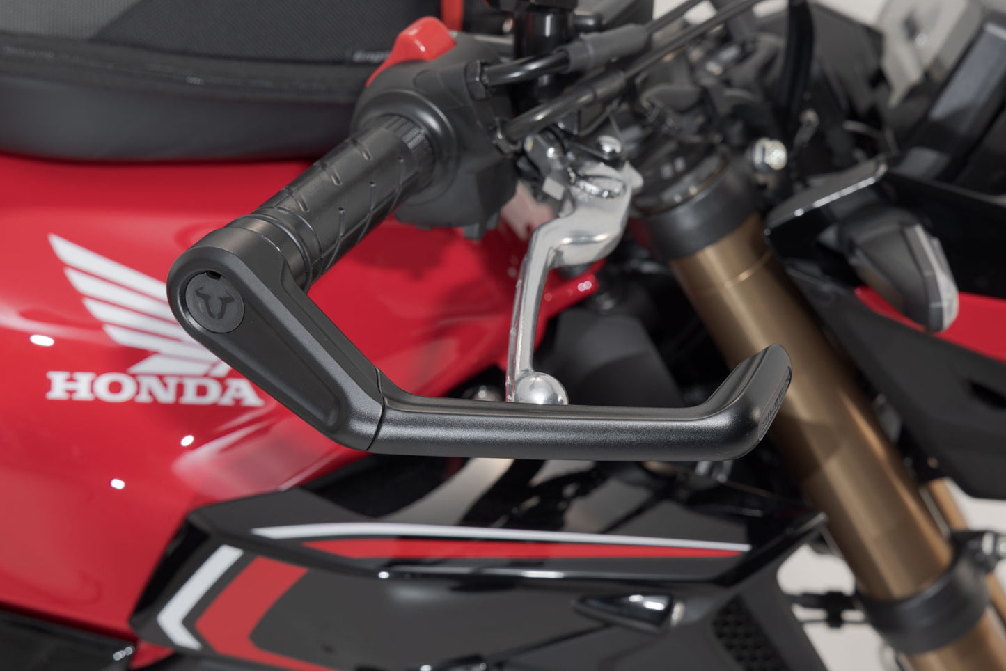 SW-MOTECH Protectores de maneta Negro. Honda CB650R CB500F CB500 Hornet.