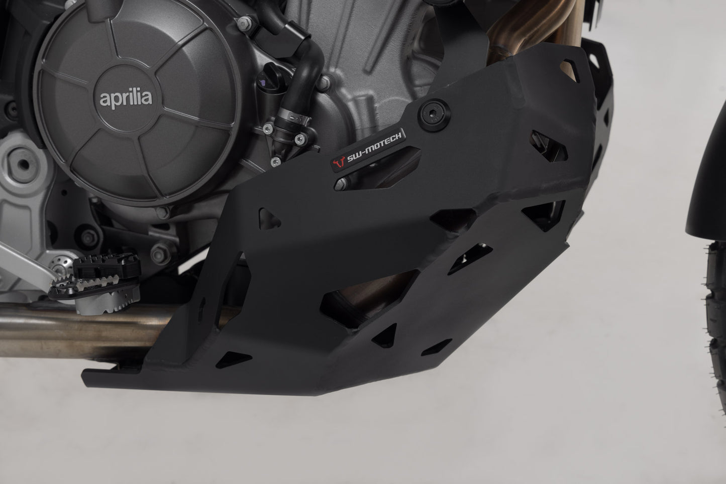 SW-MOTECH Protección del motor Negro. Aprilia Tuareg 660 (21-).