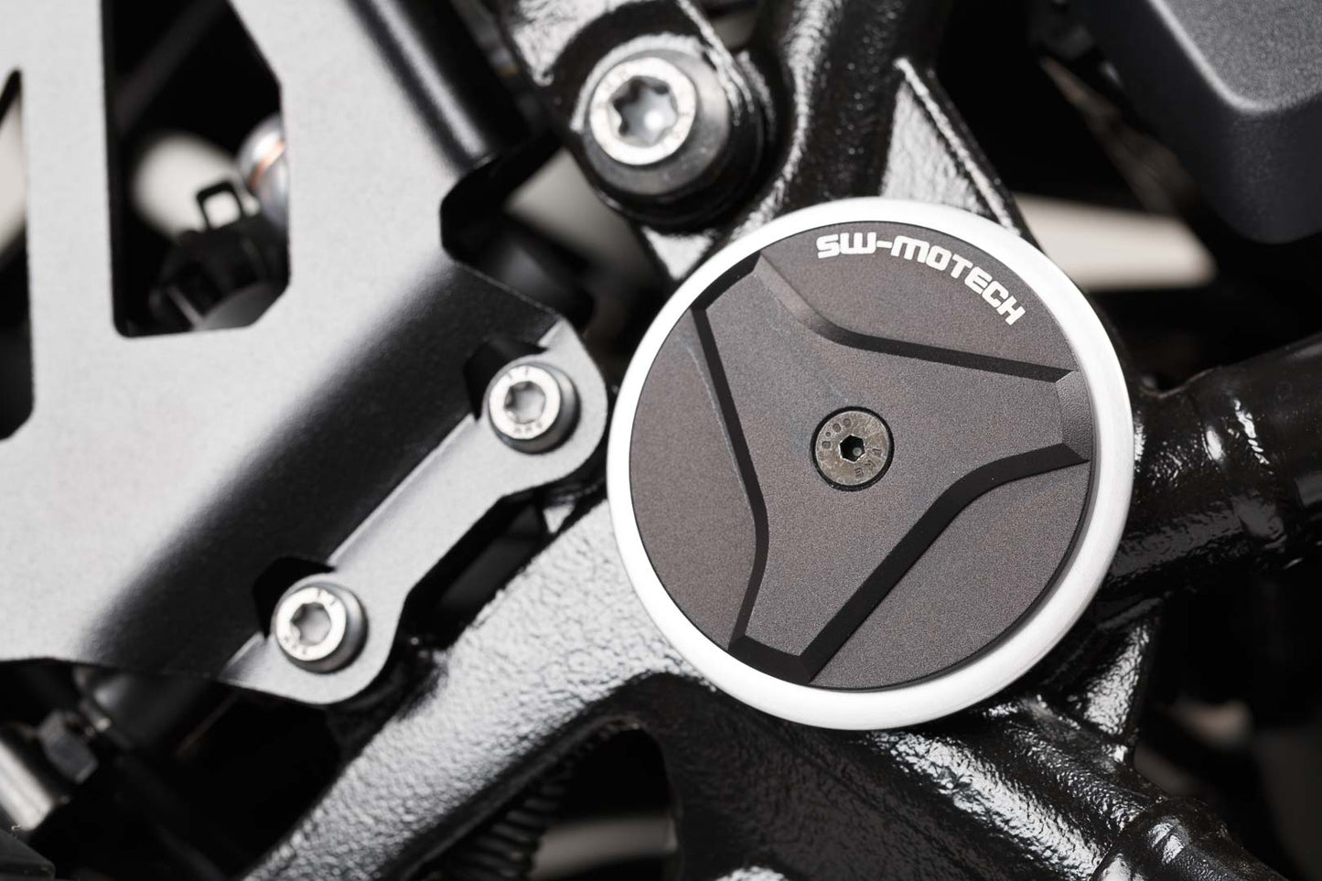 SW-MOTECH Set de tapones Negro. BMW R1200GS R1200/1250RT R1250GS.