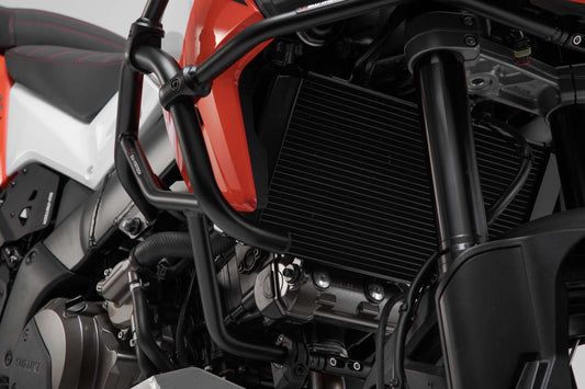 SW-MOTECH Protecciones laterales de motor Negro. Suzuki V-Strom 1050 (19-).