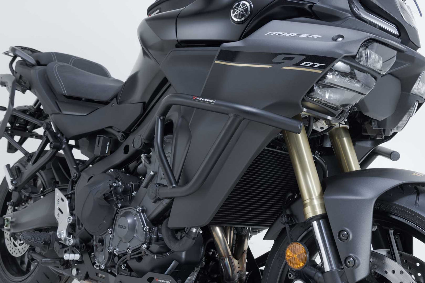 SW-MOTECH Protecciones laterales de motor Negro. Yamaha Tracer 9 GT / GT+ (24-).