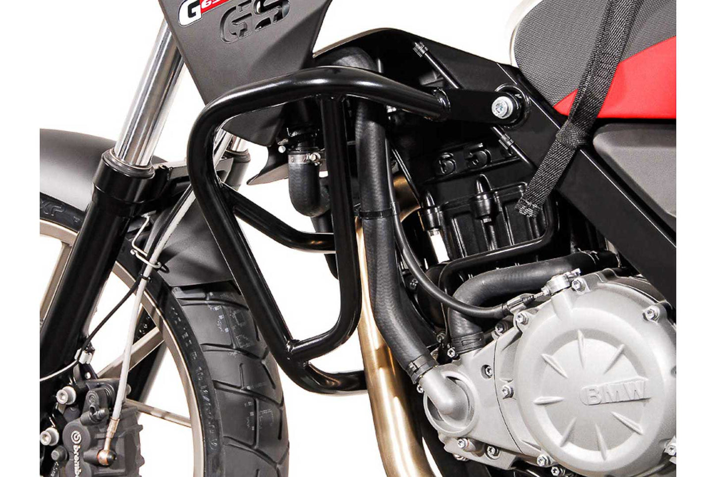 SW-MOTECH Protecciones laterales de motor Negro. BMW G 650 GS (11-15).