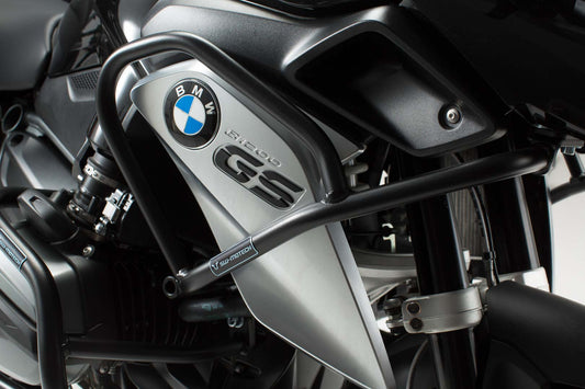SW-MOTECH Protecciones superiores de motor Negro. BMW R 1200 GS (12-16).