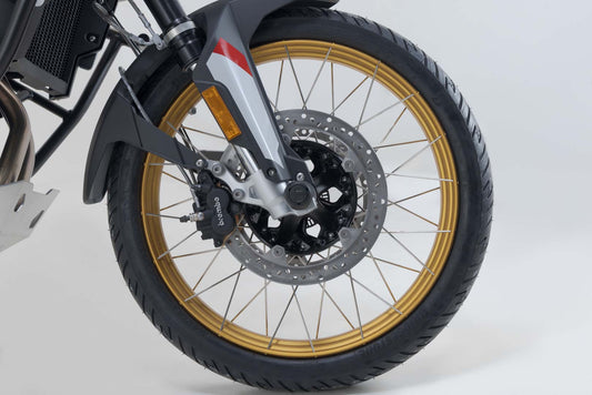 SW-MOTECH Kit de topes anticaidas para el eje delantero Negro. BMW F750/800GS F850GS/Adv F900R/XR/GS.