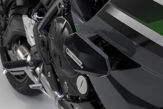 SW-MOTECH Kit de topes anticaidas Negro. Kawasaki Ninja 650 (16-).