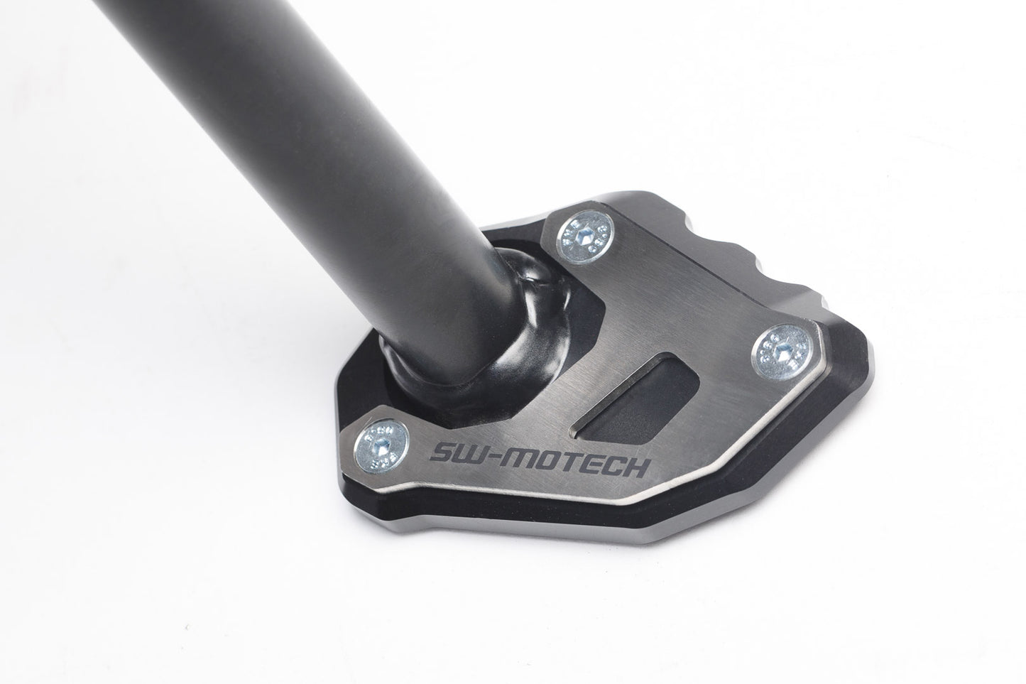 SW-MOTECH Extension para caballete lateral Negro/plateado. Modelos KTM.