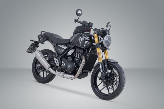 SW-MOTECH Soporte lateral derecho V-LOC Triumph Speed 400/ Scrambler 400 X (23-).