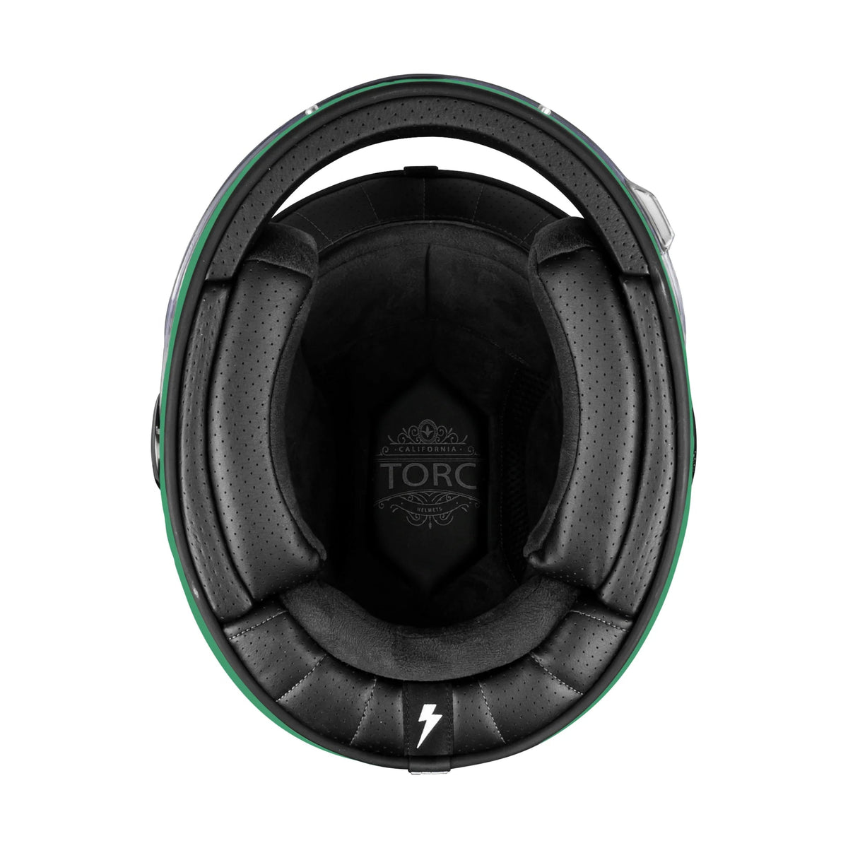 Interior acolchado del casco TORC T1 Newport Cali Iridescent Teal