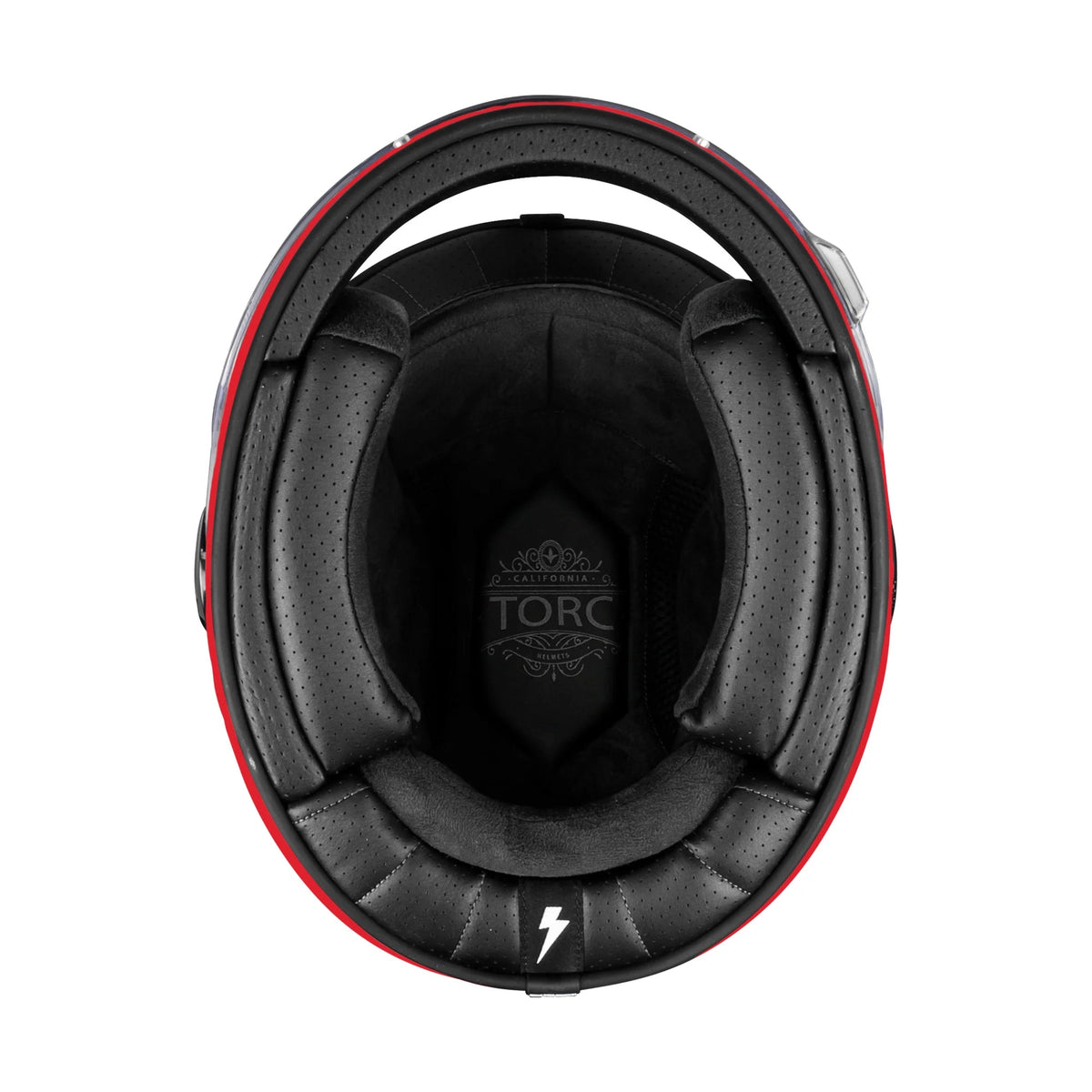 Interior acolchado del casco TORC T1 Newport Metallic Red