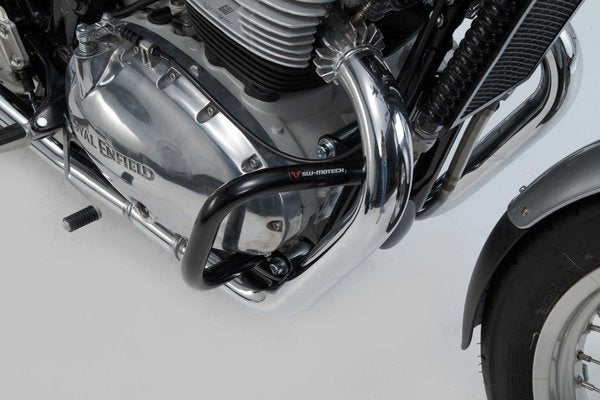 Protecciones laterales de motor. Negro. Royal Enfield Interceptor/ Continental