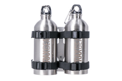 SW-MOTECH TRAX Kit de botella 2 Plateado. 2 botellas de acero inoxidable 0.6 l.