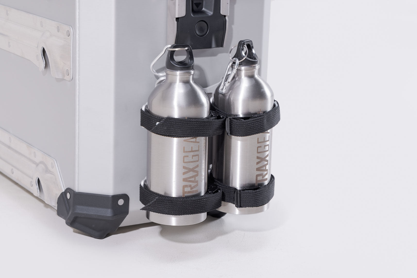 SW-MOTECH TRAX Kit de botella 2 Plateado. 2 botellas de acero inoxidable 0.6 l.