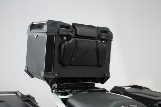 SW-MOTECH Respaldo de pasajero para maleta topcase TRAX ADV Negro.