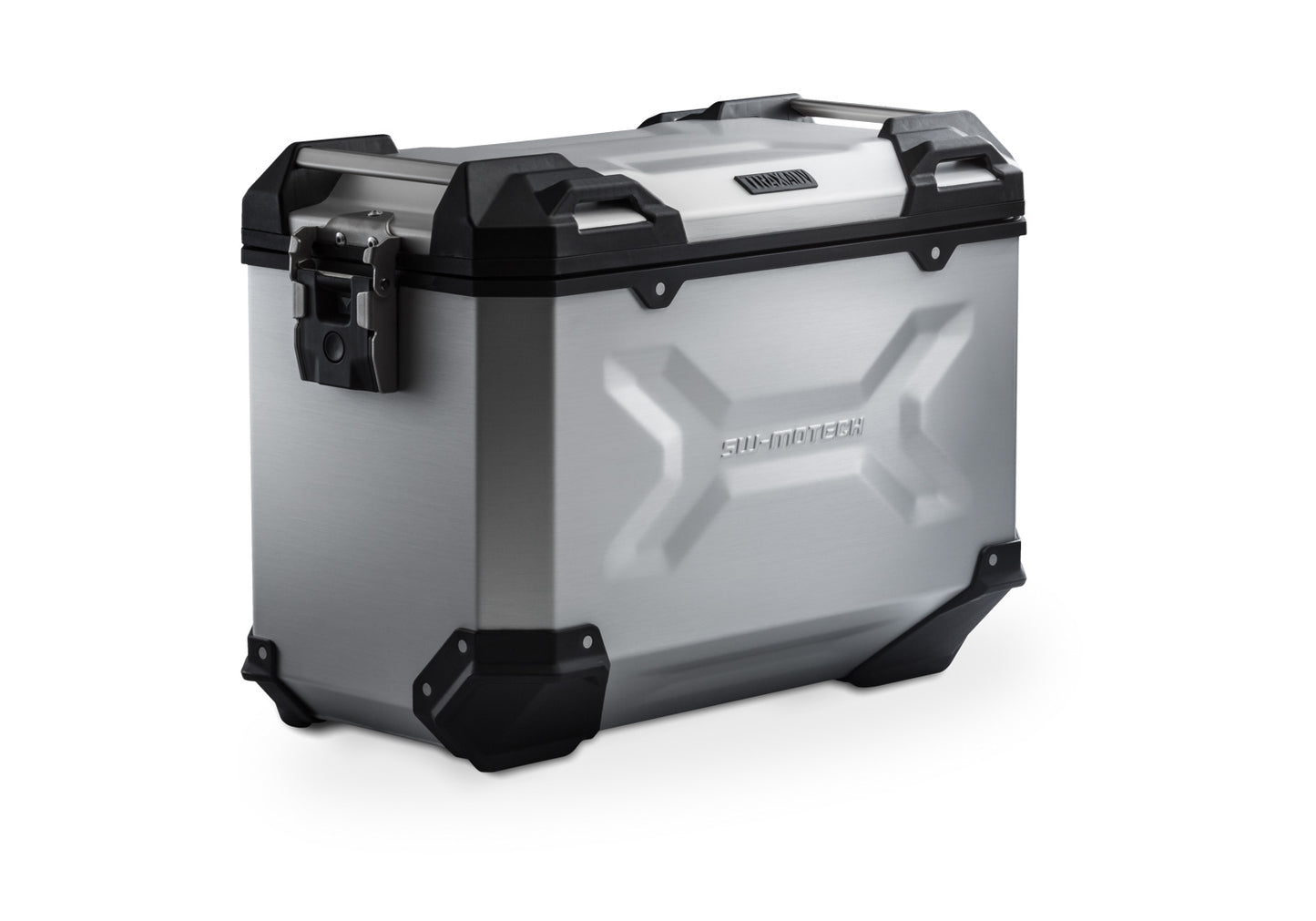 SW-MOTECH Maleta de aluminio TRAX ADV L 45 l. Izquierda. Plateado.