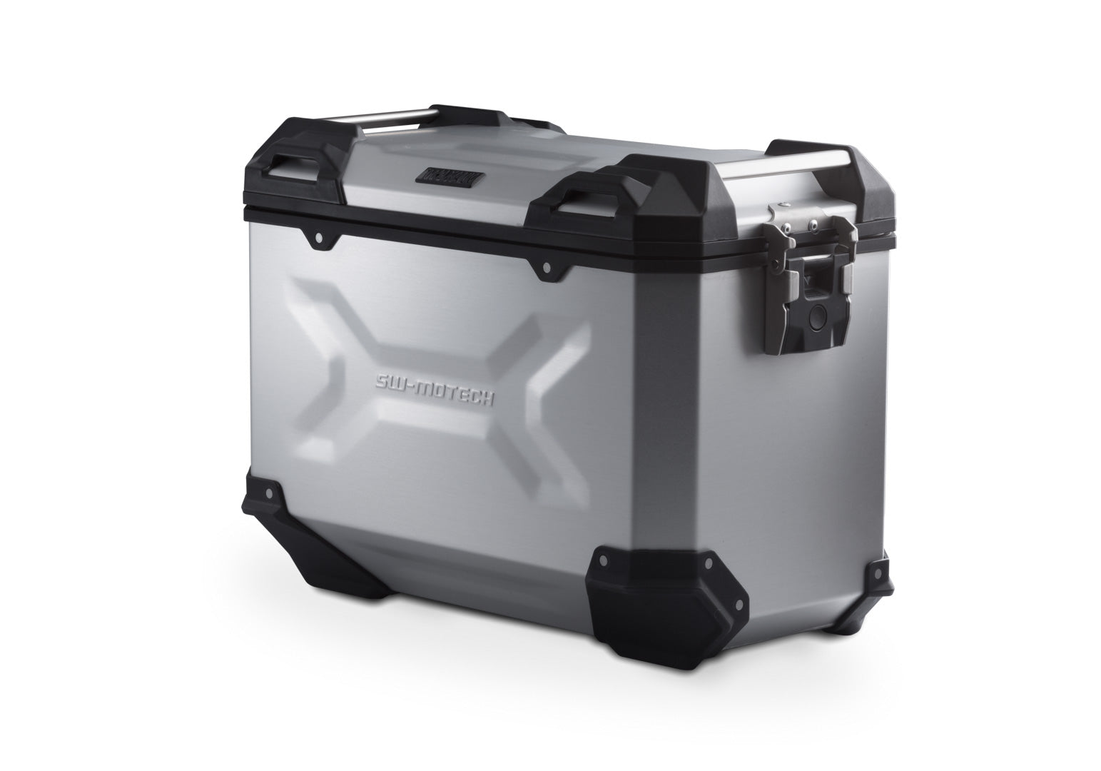 SW-MOTECH Maleta de aluminio TRAX ADV L 45 l. Derecho. Plateado.