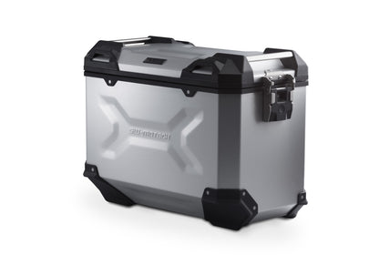 SW-MOTECH Maleta de aluminio TRAX ADV L 45 l. Derecho. Plateado.