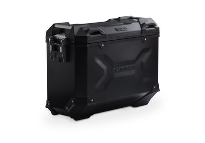 SW-MOTECH Maleta de aluminio TRAX ADV M 37 l. Izquierda. Negro.