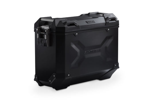 SW-MOTECH Maleta de aluminio TRAX ADV M 37 l. Izquierda. Negro.