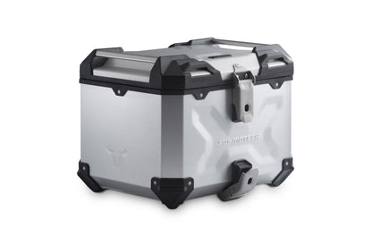 SW-MOTECH TRAX ADV topcase Maleta superior. 38 l. Plateado.