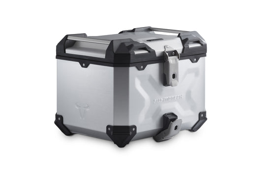 SW-MOTECH TRAX ADV topcase Maleta superior. 38 l. Plateado.