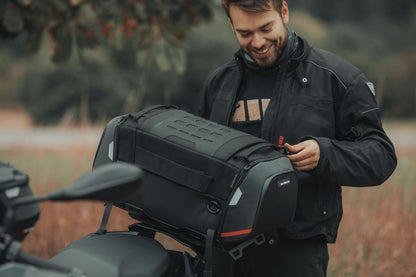 SW-MOTECH Bolsa trasera PRO Rackpack 1680D Nailon ballistic. Negro/Antracita. 32-42 l.