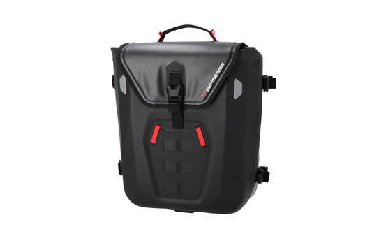 SW-MOTECH SysBag WP M con placa adaptadora a la izquierda 17-23l. Impermeable. Para soportes laterales.