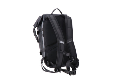 SW-MOTECH Mochila Daily WP 22 l. Negro. Impermeable.