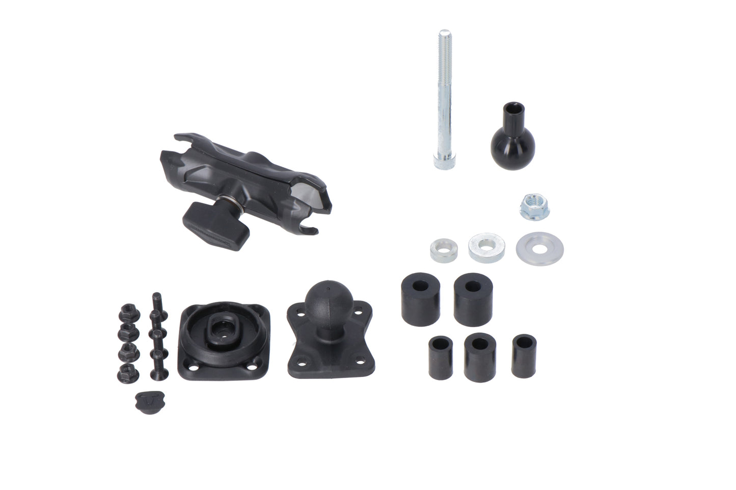 SW-MOTECH Kit de fijación GPS para tubo dirección con T-Lock Para  Ø 125-25 mm. bola 1" brazo T-Lock.