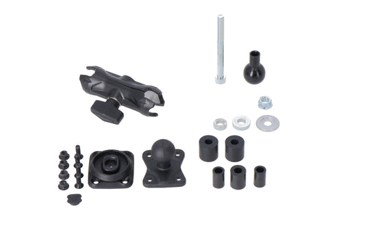 SW-MOTECH Kit de fijación GPS para tubo dirección con T-Lock Para  Ø 125-25 mm. bola 1" brazo T-Lock.