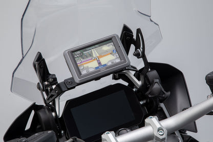 SW-MOTECH Soporte GPS para salpicadero Negro. BMW R 1200 GS (12-18) R 1250 GS (18-).