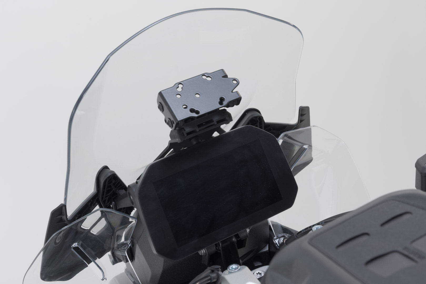 SW-MOTECH Soporte GPS en salpicadero Negro. BMW R 1300 GS (23-) / Adventure (24-).
