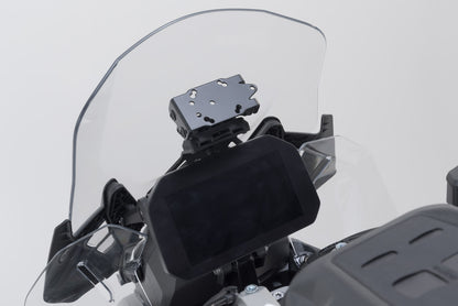 SW-MOTECH Soporte GPS en salpicadero Negro. BMW R 1300 GS (23-) / Adventure (24-).
