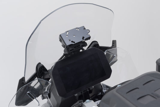 SW-MOTECH Soporte GPS en salpicadero Negro. BMW R 1300 GS (23-) / Adventure (24-).