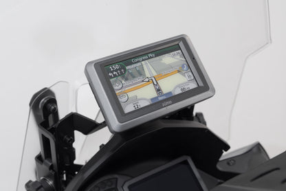 SW-MOTECH Soporte GPS para salpicadero Negro. Kawasaki Versys 1000 (18-) / 1100 (24-).