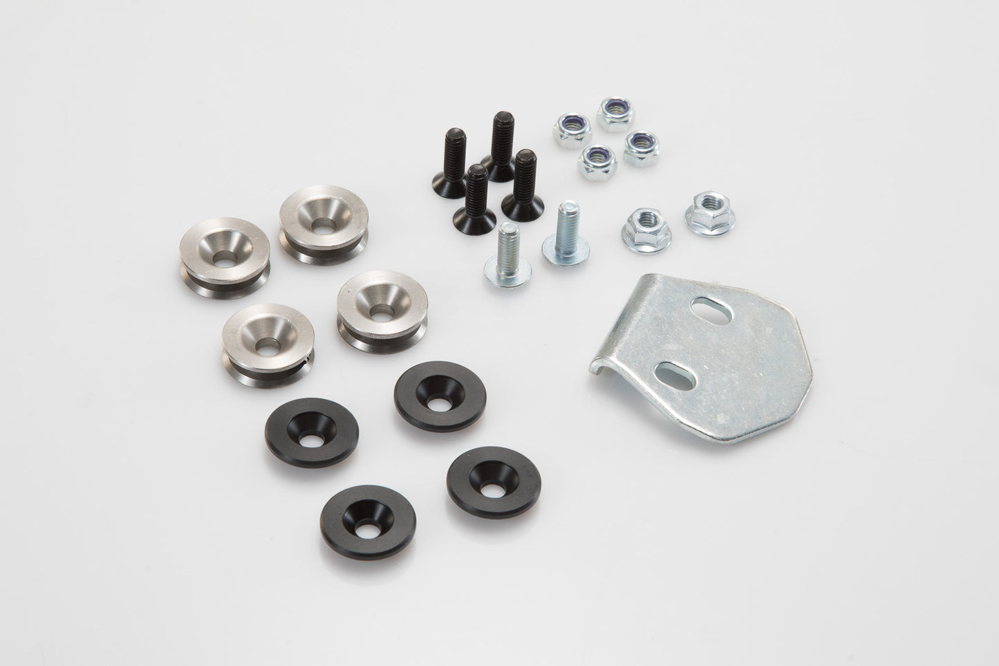SW-MOTECH Kit de adaptadores para ADVENTURE-RACK Negro. Para TRAX ADV/ION/EVO.