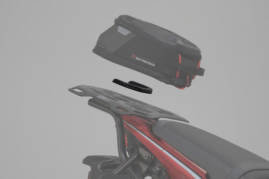 SW-MOTECH Anillo de dep. PRO para portaequip. ADVENTURE-RACK Para bolsas de depósito PRO. Negro.
