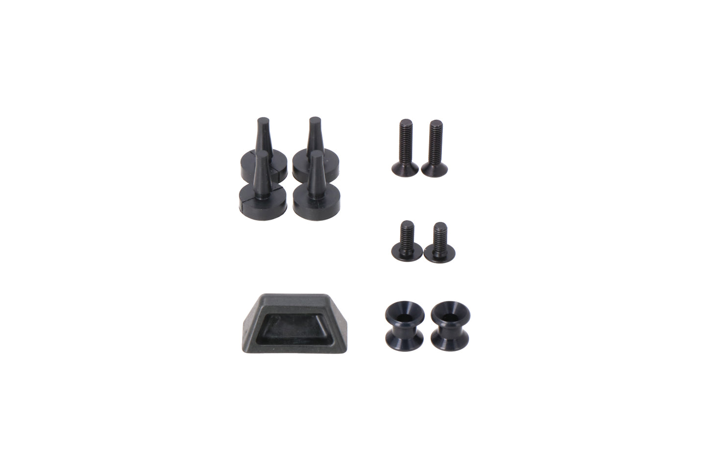 SW-MOTECH Kit de adaptadores para ADVENTURE-RACK Negro. Para montaje del DUSC en el ADVENTURE-RACK.