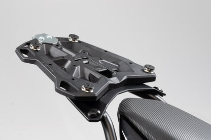 SW-MOTECH Placa adaptadora para portaequipaje STREET-RACK Para TRAX topcase ADV/ION/EVO. Negro.