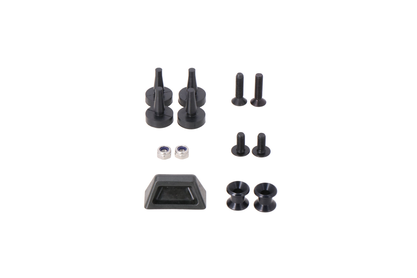 SW-MOTECH Placa adaptadora para portaequipajes STREET-RACK Negro. Para montaje del DUSC.