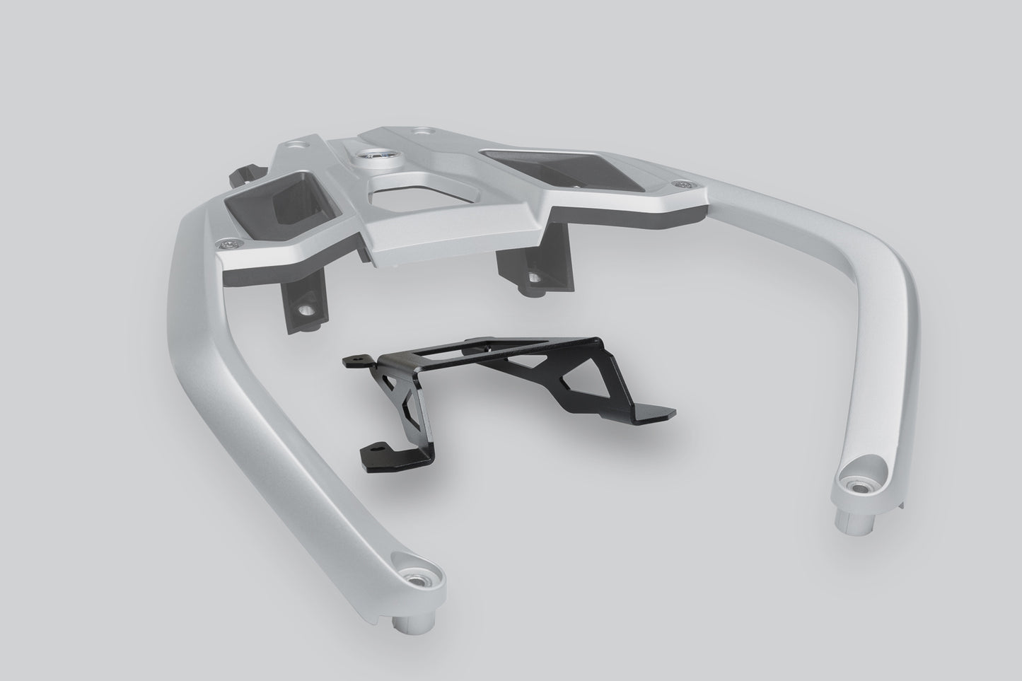SW-MOTECH Kit de refuerzo para soporte de equipaje BMW Negro. BMW R 1200 GS (12-18) R 1250 GS (18-).
