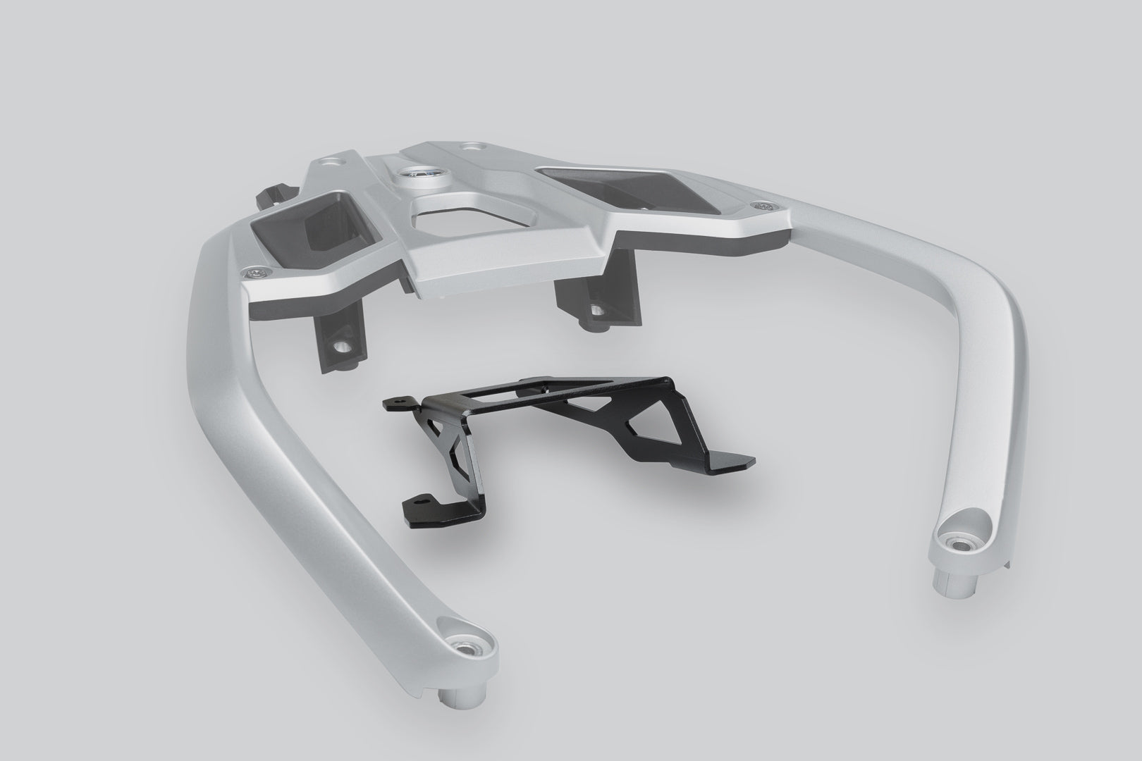 SW-MOTECH Kit de refuerzo para soporte de equipaje BMW Negro. BMW R 1200 GS (12-18) R 1250 GS (18-).