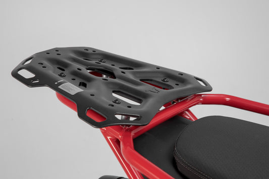 SW-MOTECH ADVENTURE-RACK Negro. Moto Guzzi V85 TT (19-23).