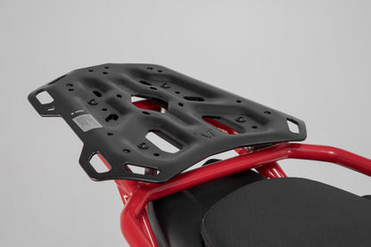 SW-MOTECH ADVENTURE-RACK Negro. Moto Guzzi V85 TT (19-23).