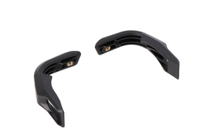SW-MOTECH Juego de topes anticaídas para cubiertas Adventure Negro. Para izquierda y derecha.